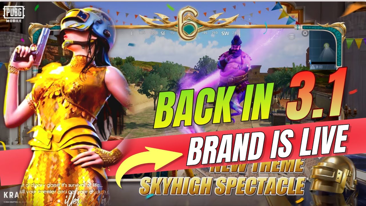 PUBG Mobile 3.1 Update Return 🔥 | Old Features Back | Live Gameplay