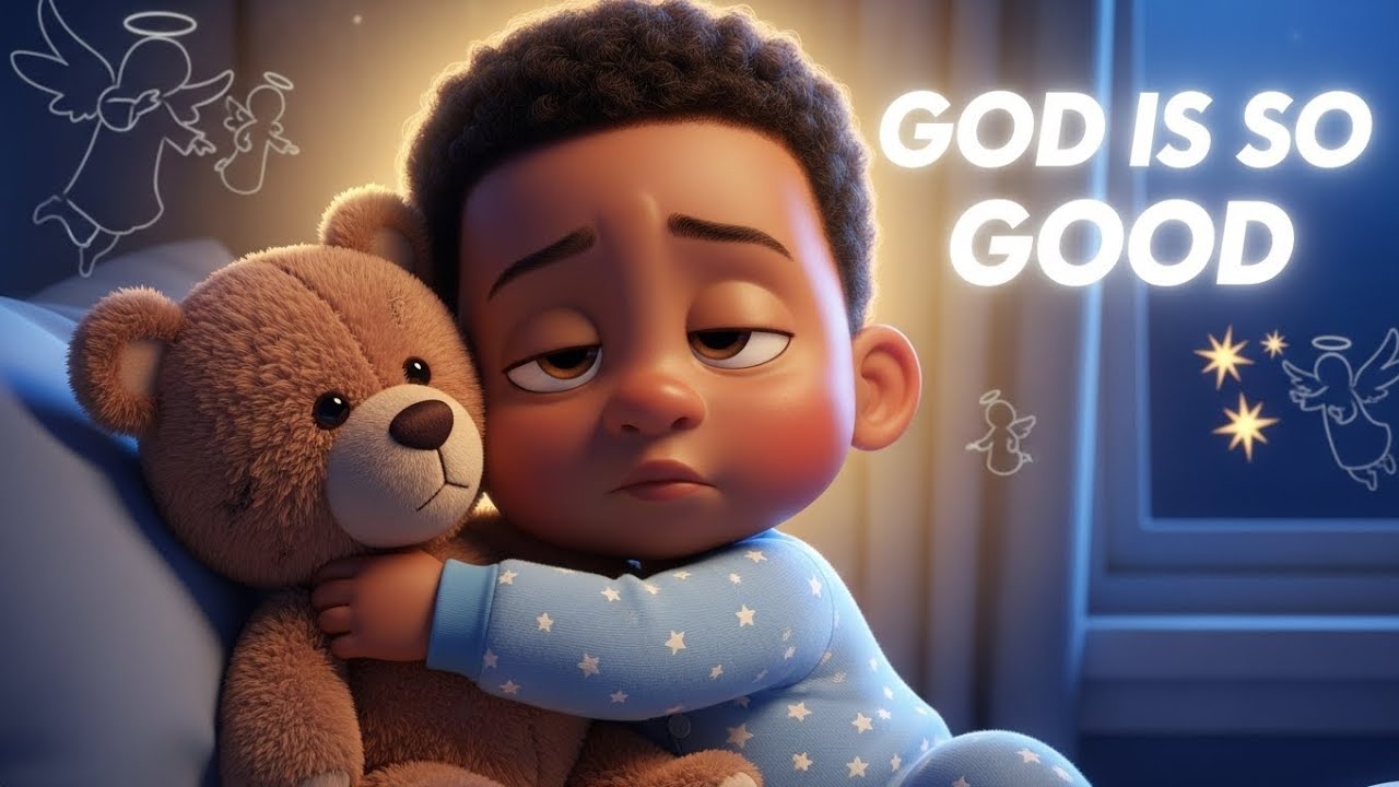 God Is So Good 🌙 Bedtime Worship Lullaby for Kids | Christian Nursery Songs & Sleep Music