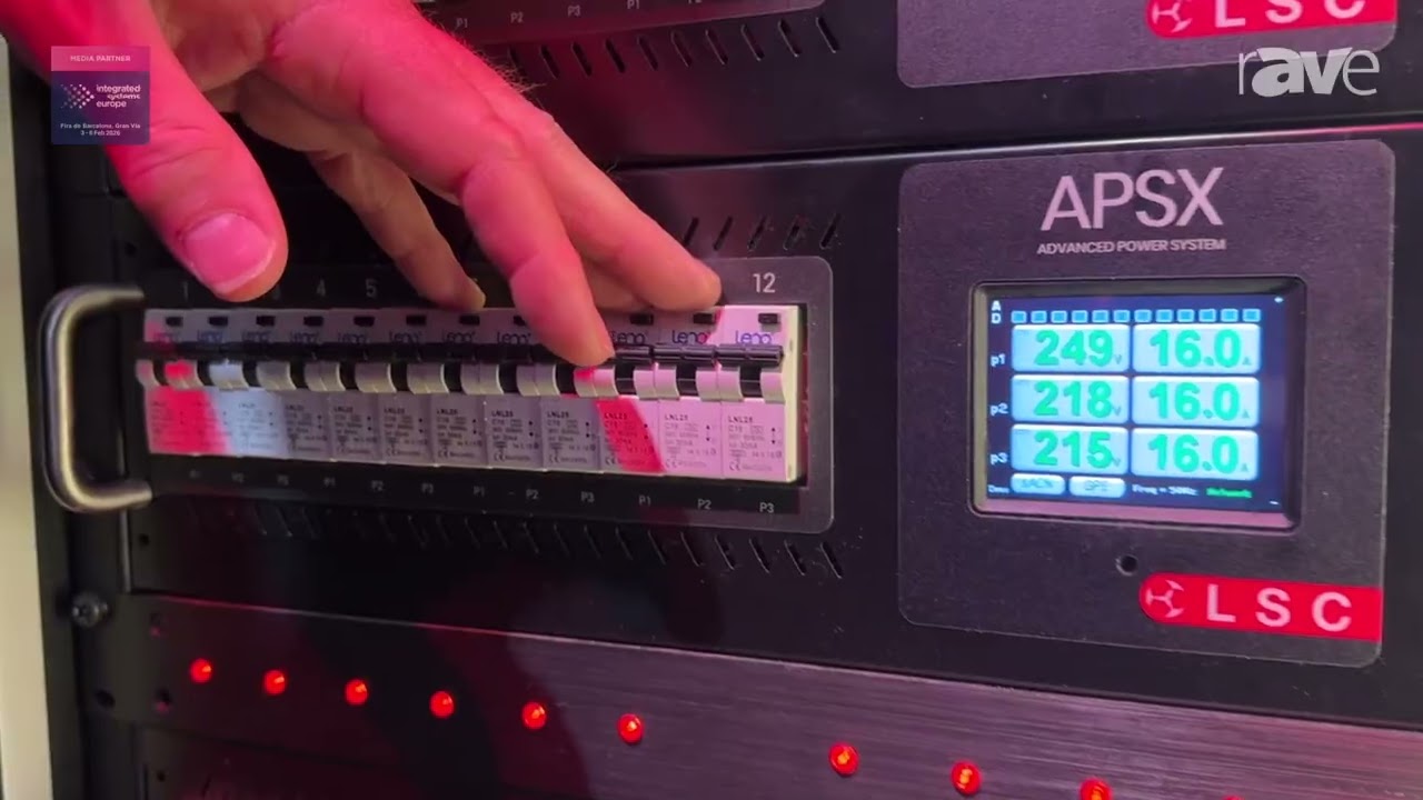 ISE 2026: LSC CONTROL Shows GENX Dimmer and Switching Unit With APSX Power Distributor