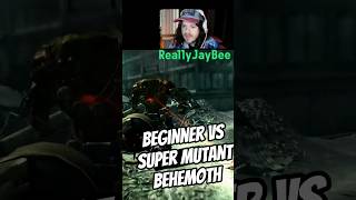 beginner vs super mutant behemoth (+ fat man) #fallout #gamingshorts #xboxseriesx #fallout3