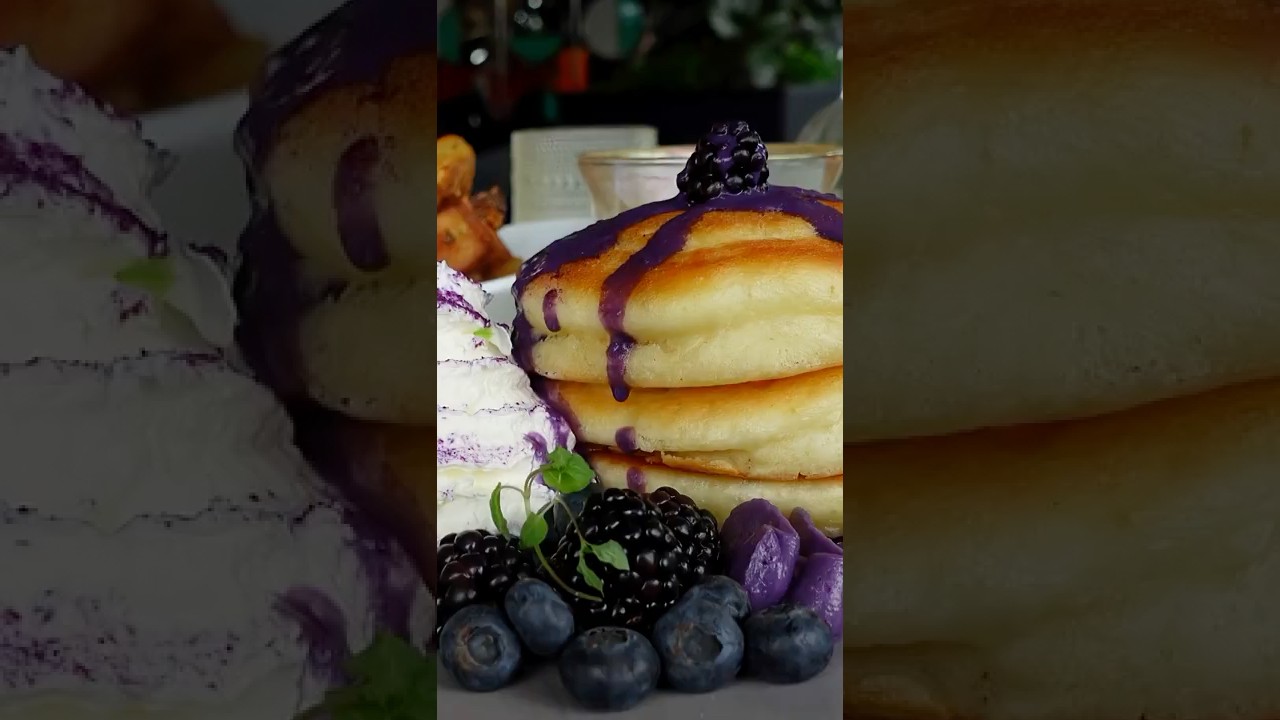 Ube pancakes? 💜 