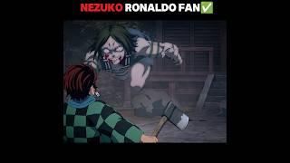 For Nezuko, the Demon's Head is a football⚽ ☠️#demonslayer #fyp#kny#foryou
