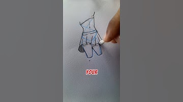 Draw Skirts That Give FAIRY VIBES ✨ #art #shorts #foryou #tutorial #satisfying #drawing #howto #draw