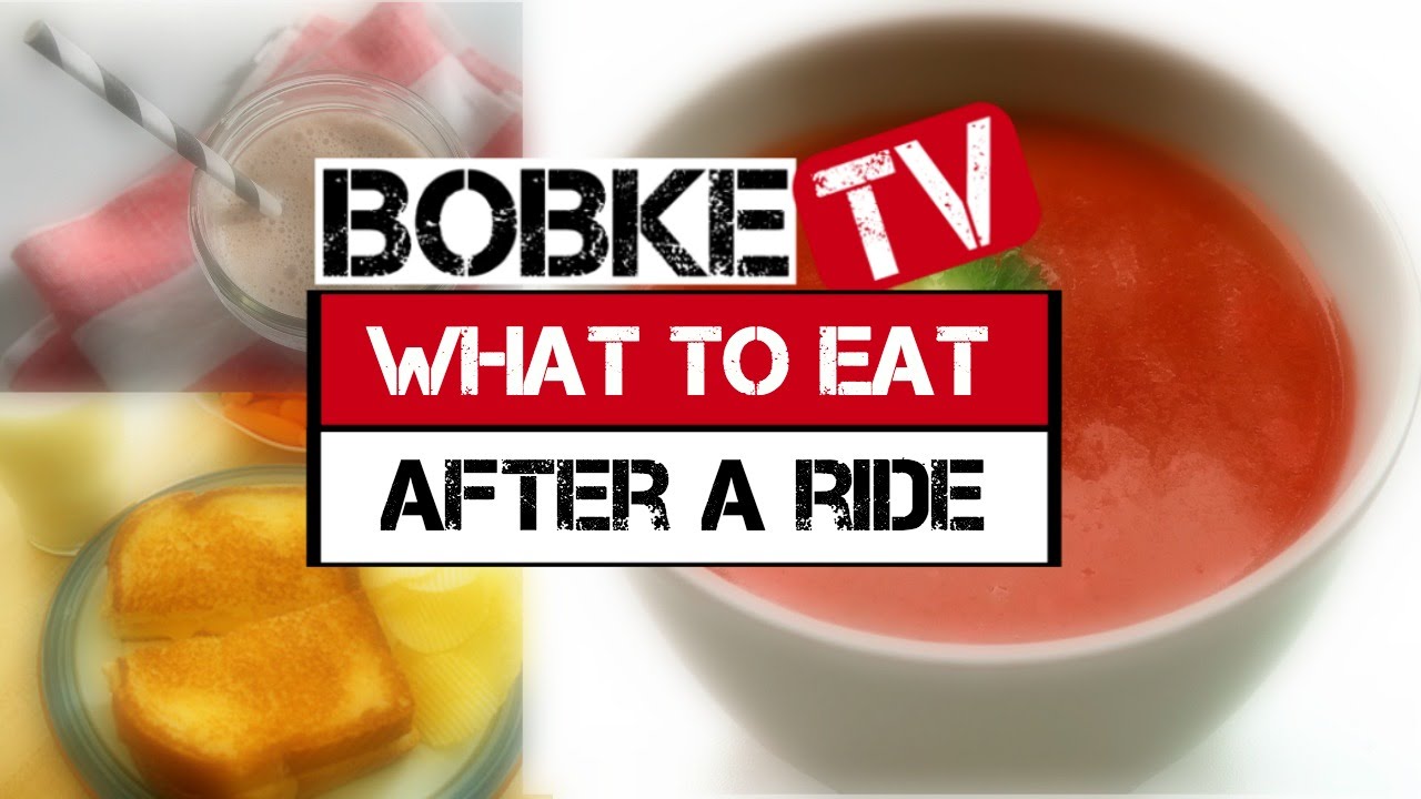 Cycling training What to eat AFTER a ride YouTube