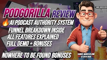 PODGORILLA Review: AI Pro Podcasts! 🦍 PodGorilla Review + DEMO + OTO + BONUS 🔴 Pod Gorilla Review