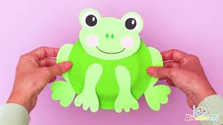 How to Make a Paper Plate Frog Craft