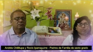 Testimonio de devoción a la Virgen María - Andrés Chillitupa y Rocío Iparraguirre - PP.FF 6to Prim.