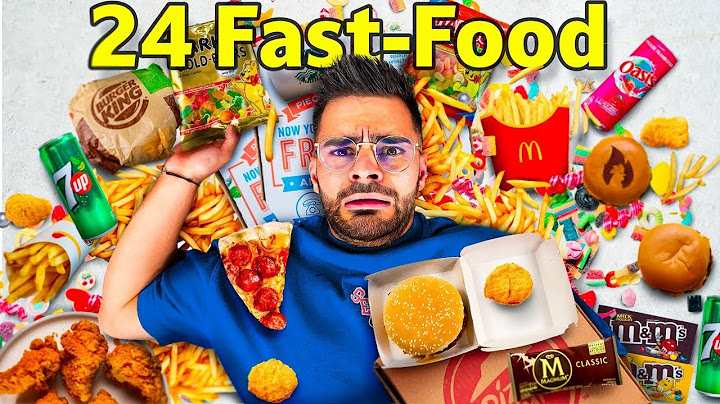 Je Mange 24 Fast-Foods En 24h (j'aurai pas dû...)