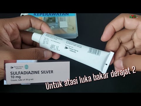 sulfadiazine silver, cream untuk luka bakar