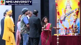 Beginning of orientation program : Saraswati Vandana | Nims University 2018 | Dr Balvir S Tomar