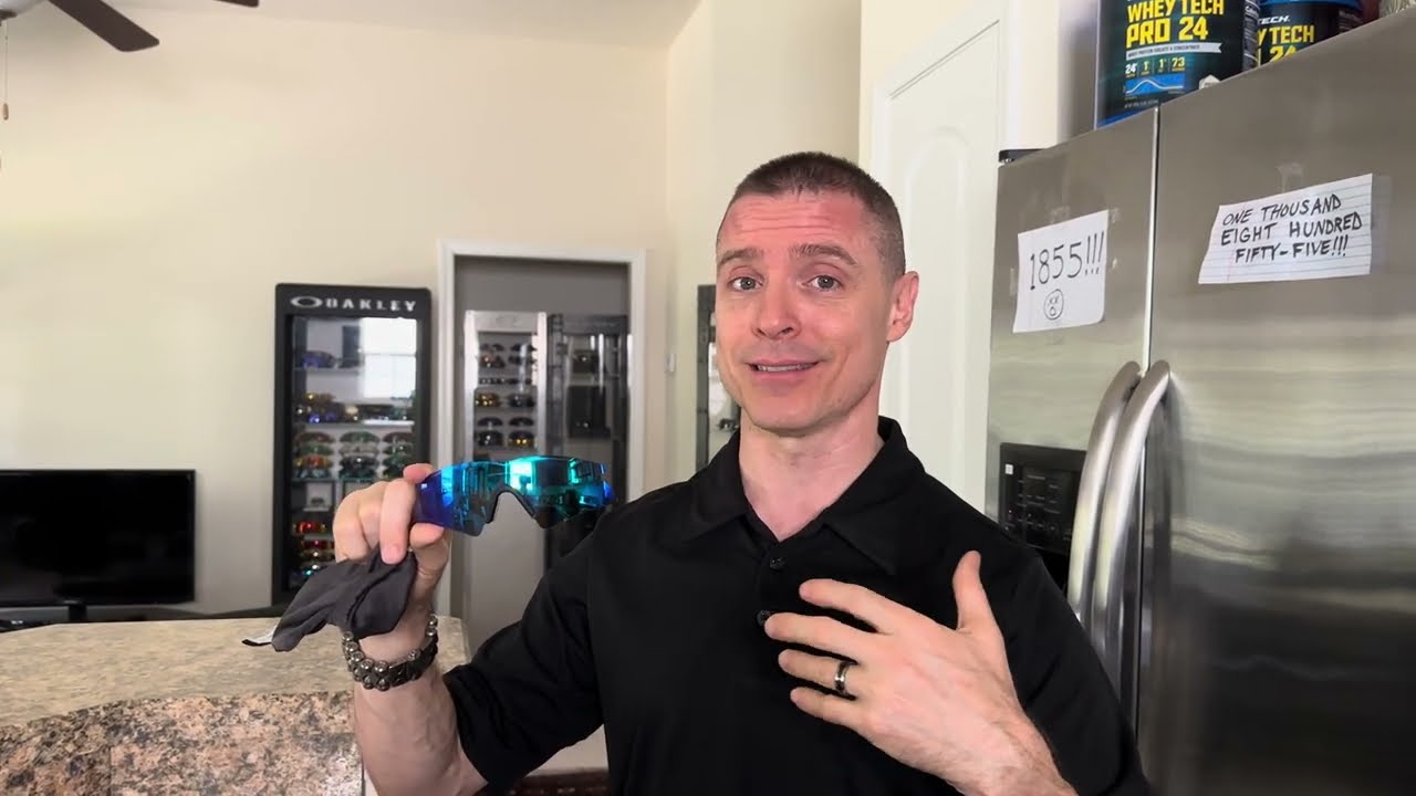 РЕДКИЕ ОЧКИ OAKLEYS — РАСПАКОВКА оригинальных линз Blue Iridium M Frame + отправка с oakley.com!