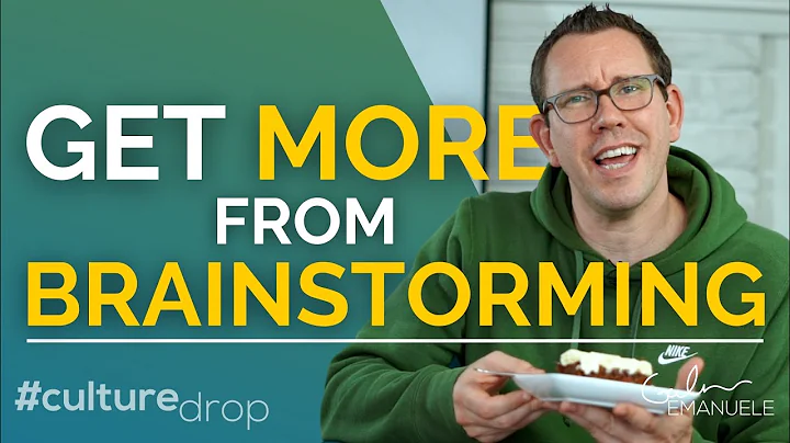 How to Brainstorm Effectively with Your Team | #culturedrop | Galen Emanuele