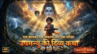 एक बालक, एक संकल्प और एक परीक्षा — उपमन्यु की दिव्य कथा | Bhakti Story | Shiv Bhakti || DivyaSansaar