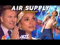 Golden buzzer a very extraordinary voices singing song air supply makes the judges cries