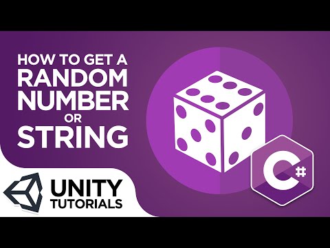C# Lesson! How To Generate a Random Number or a Random String [Intermediate Tutorial - Unity 2019]
