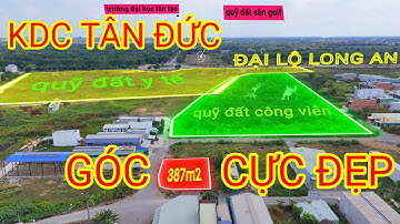 chính chủ cần bán lô góc giai đoạn 2 kdc tân đức | đức hòa