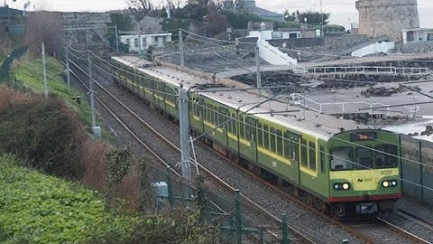 Irish Rail 8300 class Dart Train 8317 - Salthill and Monkstown, Dublin.