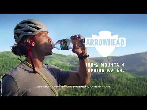 Water From The West With Natural Ingredients | Arrowhead 100% Mountain Spring Water, Nothing Else