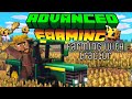 Minecraft pocket edition advance farming / farming with tractor Minecraft PE / wheat farming