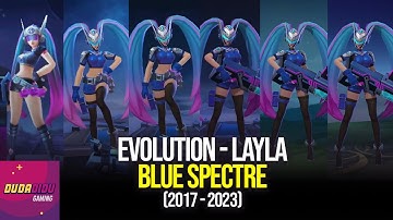 Evolution - Layla - Blue Spectre (2017 - 2023) | Mobile Legends | Android Games