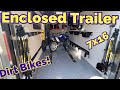 Enclosed dirt bike trailer build tour