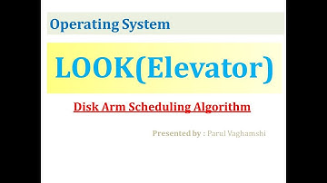 59. LOOK( Elevator ) Disk Arm Scheduling Algorithm || I/O Management || OS