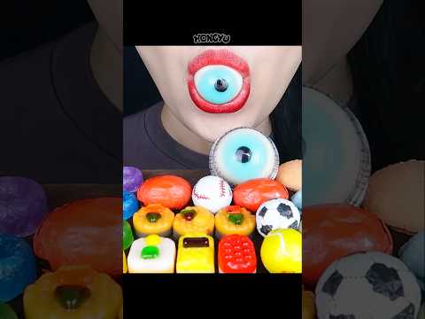 ASMR 재밌는 무지개 디저트 모음 🌈 #shorts #mukbang #eating # #satisfying #먹방
