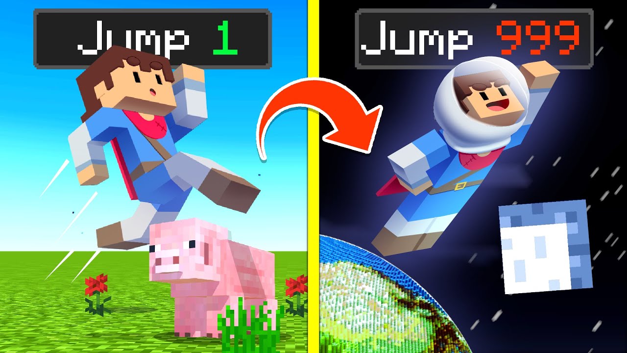 They Made EVERY JUMP MULTIPLY In Minecraft ...