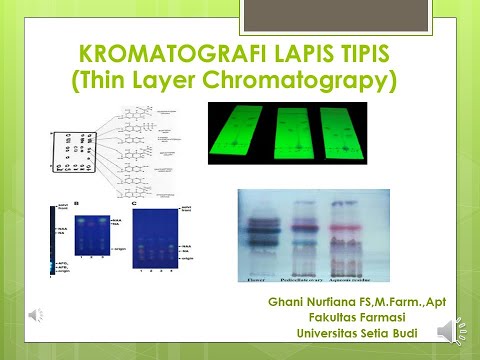 Kromatografi Lapis Tipis (KLT) / Thin Layer Chromatography #TLC #UniversitasSetiaBudi