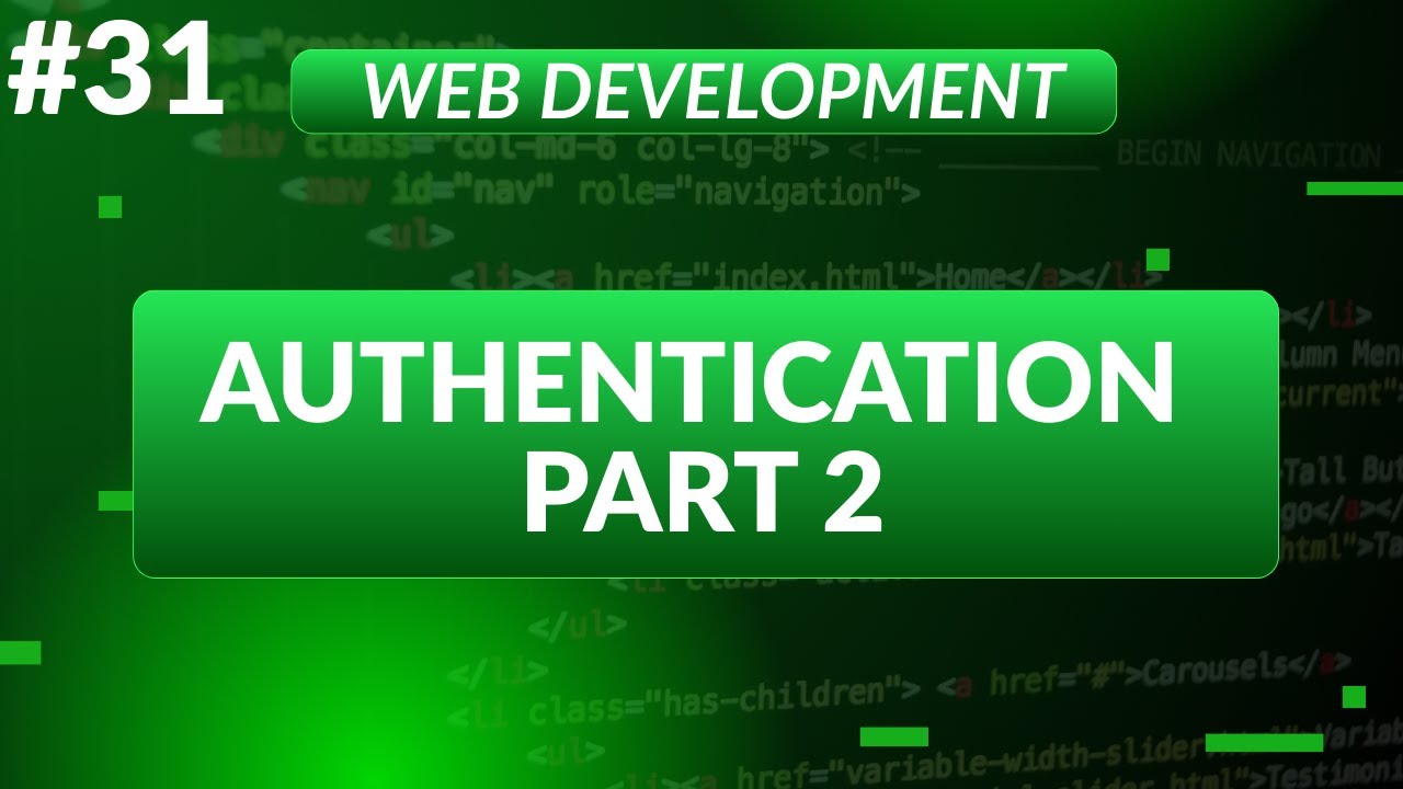 #31: Authentication Part 2 | Web Development Course | Nepali - YouTube
