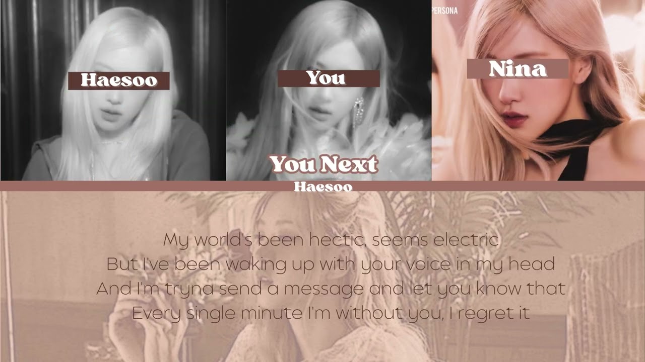 ON THE GROUND(ROSE)-SING WITH ME (KARAOKE)| HAESOO&NINA