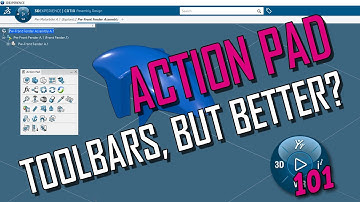 3DX 101: Action Pad, CATIA 3DX Toolbars but better?