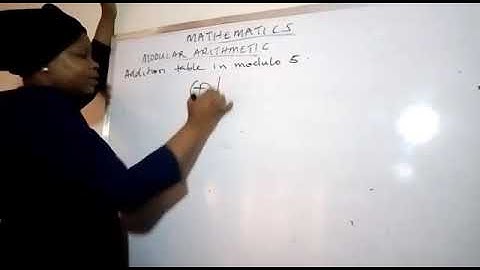 Addition Table in Modulo 5