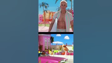 Barbie movie trailer vs. Barbie Girl music video 🎀 #barbiegirl #ytshorts #aqua #barbie