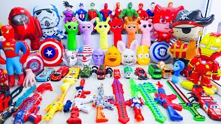Marvel&#39;s Spider-Man series Unboxing, Spider-Man action dolls, glowing Spider-Man electric toy gun