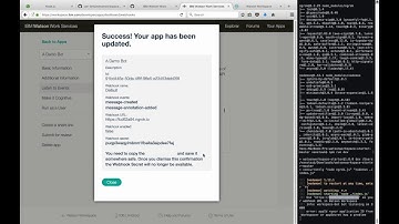 Watson Workspace Chatbot Development