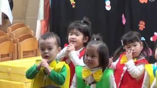 School Christmas Play 2012: Aden, my son doing a Christmas Play at his daycare/preschool