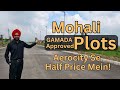 Mohali Plots @ Half Price of Aerocity | GAMADA & RERA Approved