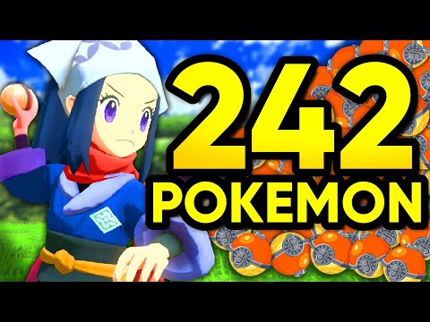 Can I Catch EVERY Pokemon in Legends Arceus in a Single Day?