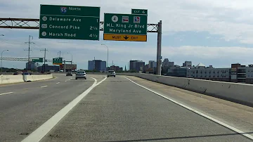 Wilmington Expressway (Interstate 95 Exit 6) northbound