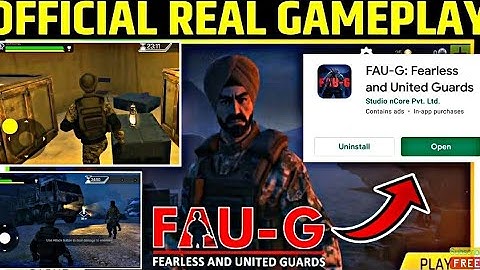 FAUG GamePlay on Hand||First Look Action Game||Weapons||Mission||First Impression🔥🔥