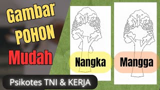 Gambar psikotes POHON NANGKA/POHON MANGGA - PSIKOTES KERJA