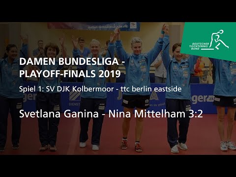 Svetlana Ganina Nina Mittelham Playoff Finale Damen Bundesliga