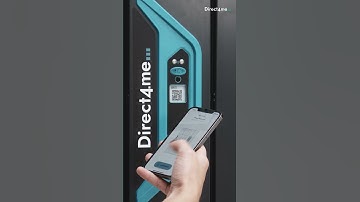 How to open Direct4.me locker using a mobile app