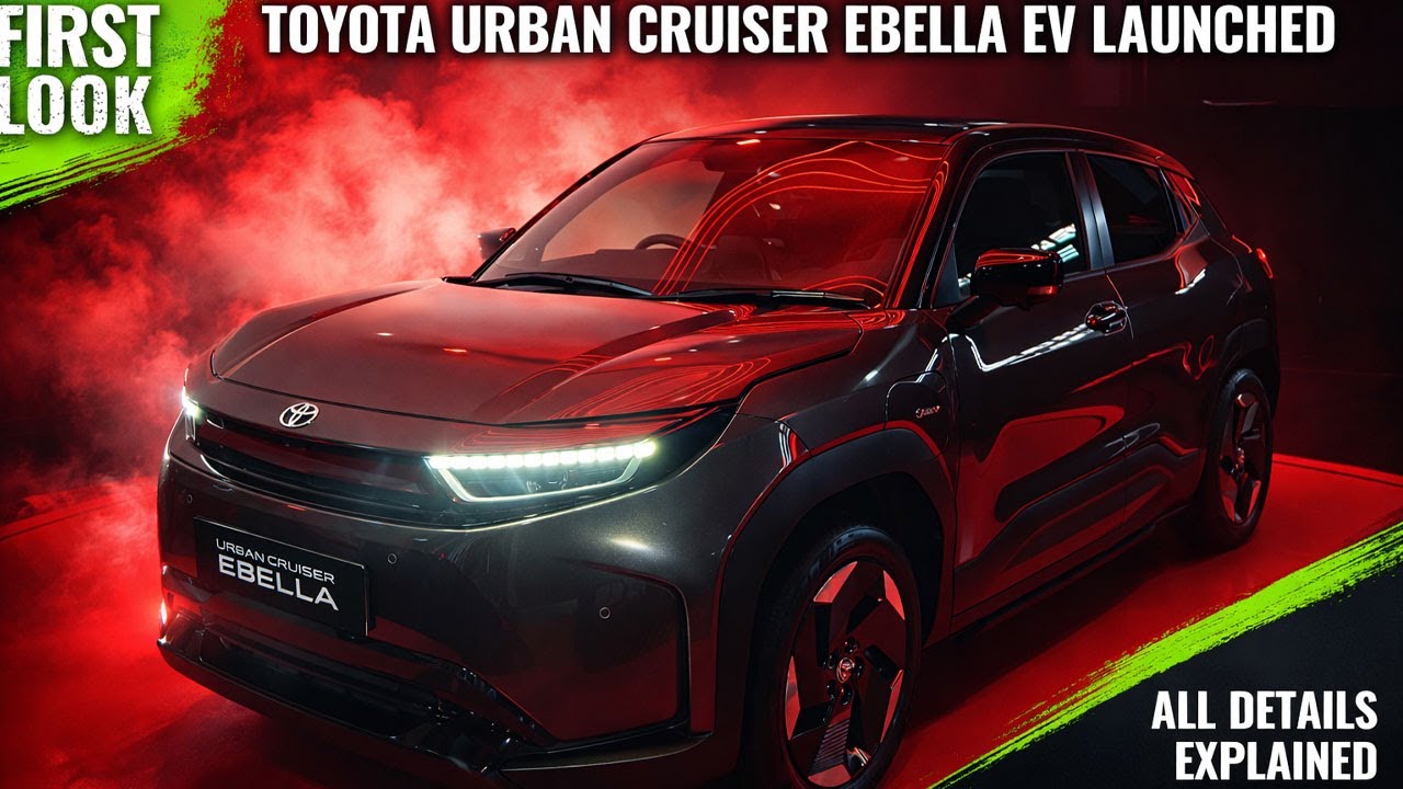 Toyota Urban Cruiser Ebella EV Launched With 543km Range - Explained All Spec, Features And More