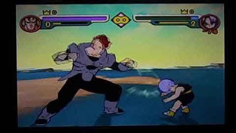 Dragon Ball Z Budokai 2(Gamecube)-Android 16 vs Kid Trunks