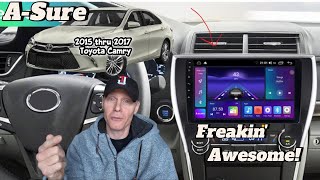 ASure 10 1 inch Quad Core 2 64 GB Car Stereo 2015-2017 Toyota Camry Freakin Awesome in 2026
