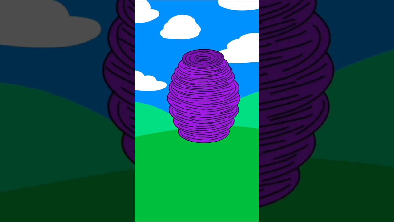 Durple Tornado Spinning (Animation) 