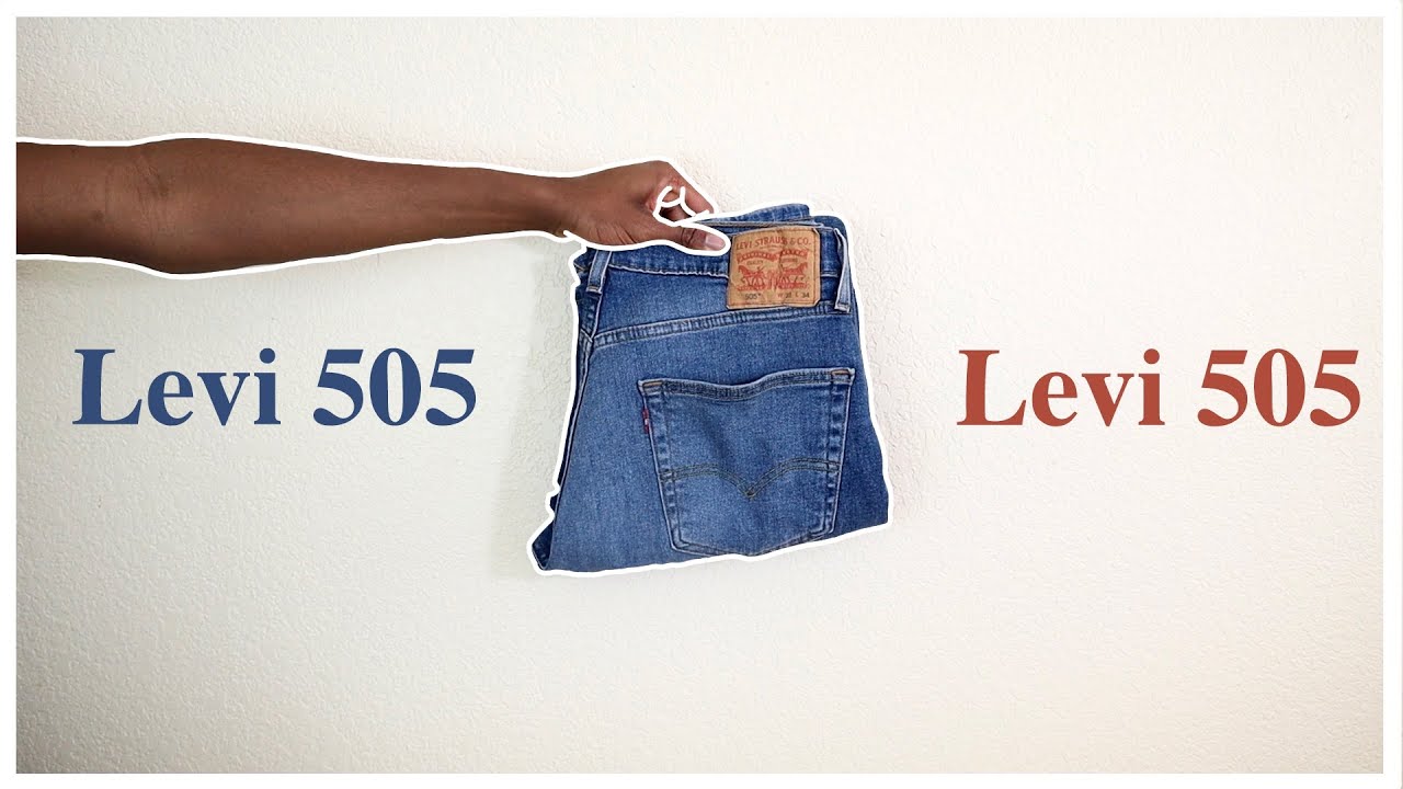Levi's 501 vs Levi's 505 (Fit, Sizing, Comfort + More) - YouTube