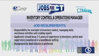 Jobs for CT: Inventory Control & Operations Manager